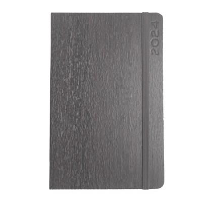 Διαφημιστικά Ημερολόγια 2024 Ημερήσια 21Χ14, όψη ξύλου με στρογγυλεμένες άκρες και λάστιχο