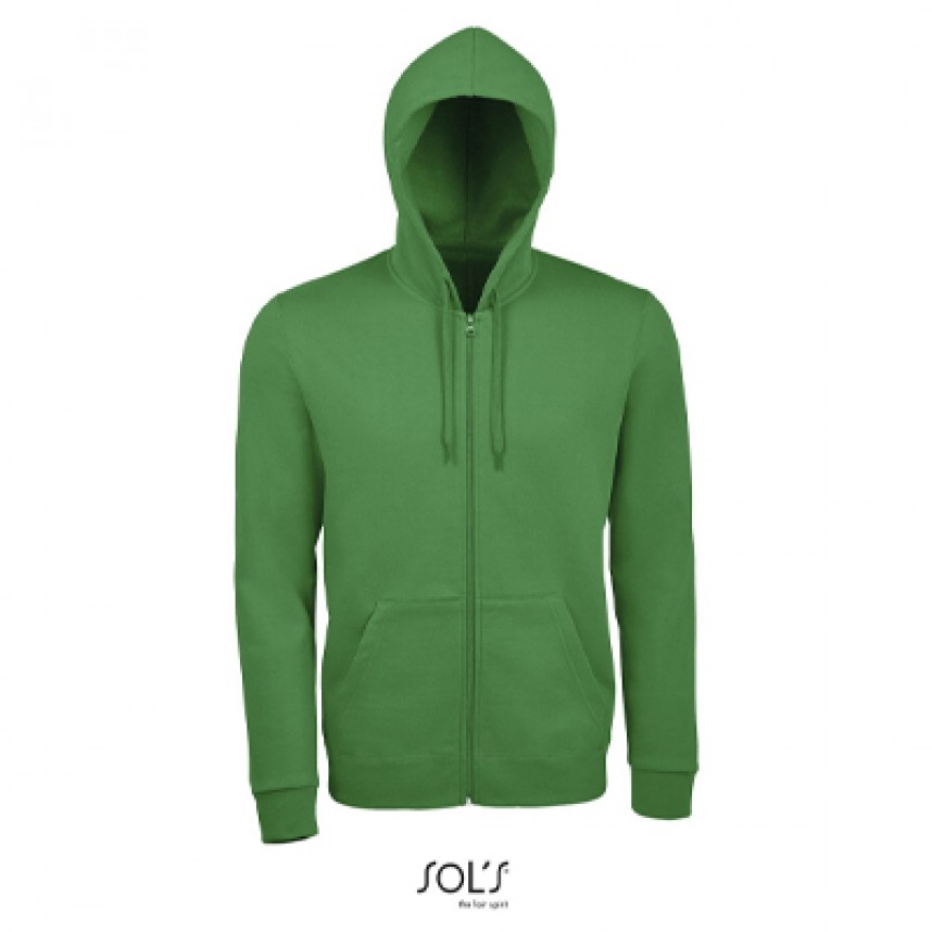 SOLS Ζακέτα Φούτερ με κουκούλα STONE 01714 260gr 3XL