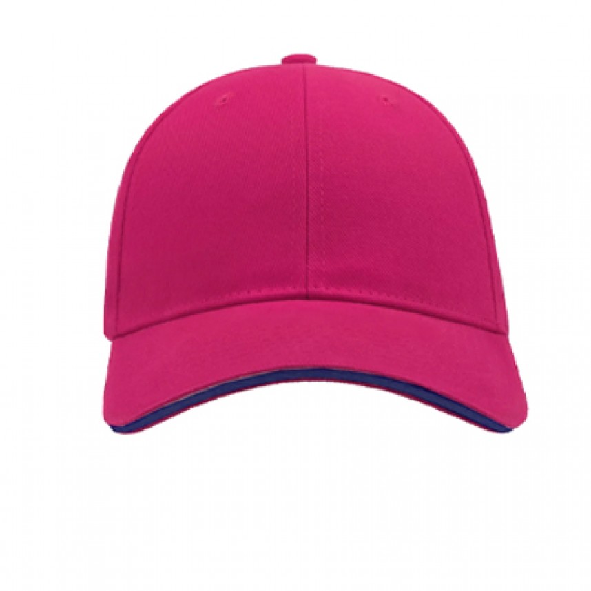 Διαφημιστικά καπέλα Sandwich εξάφυλλο με μεταλλικό κλιπ στο πίσω μέρος