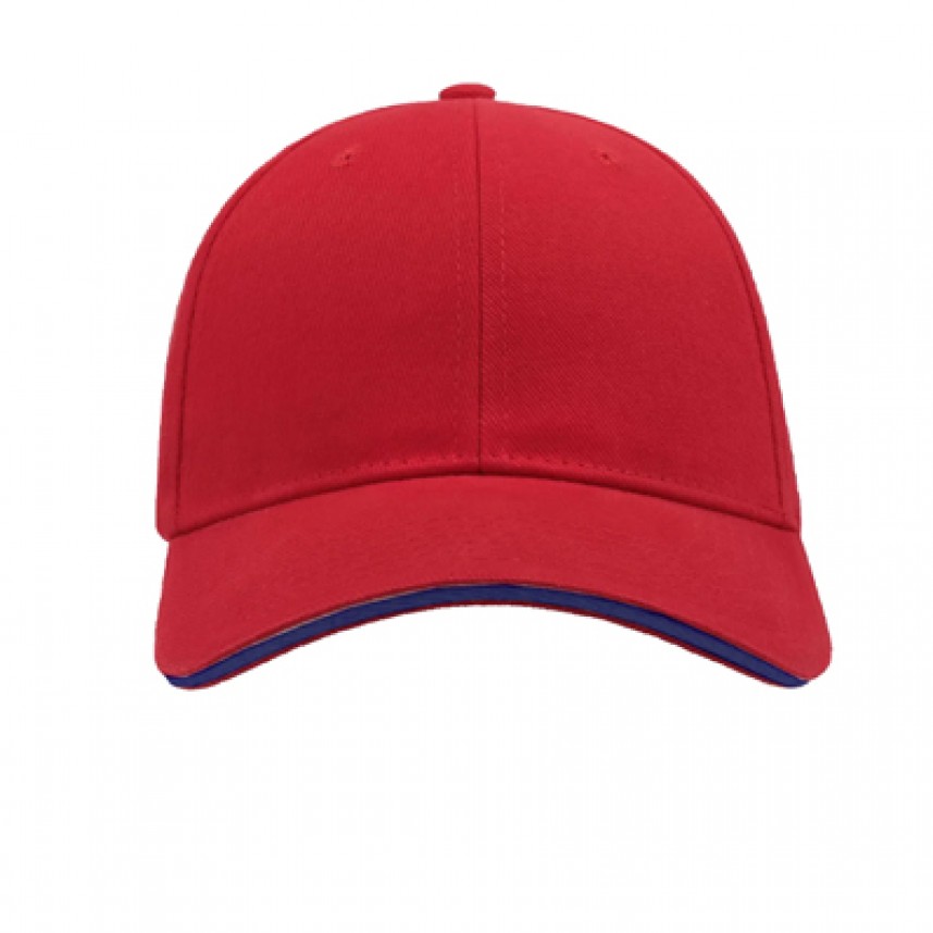 Διαφημιστικά καπέλα Sandwich εξάφυλλο με μεταλλικό κλιπ στο πίσω μέρος