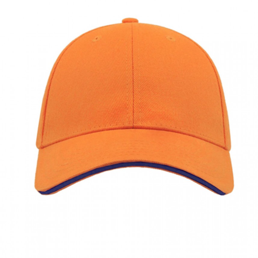 Διαφημιστικά καπέλα Sandwich εξάφυλλο με μεταλλικό κλιπ στο πίσω μέρος