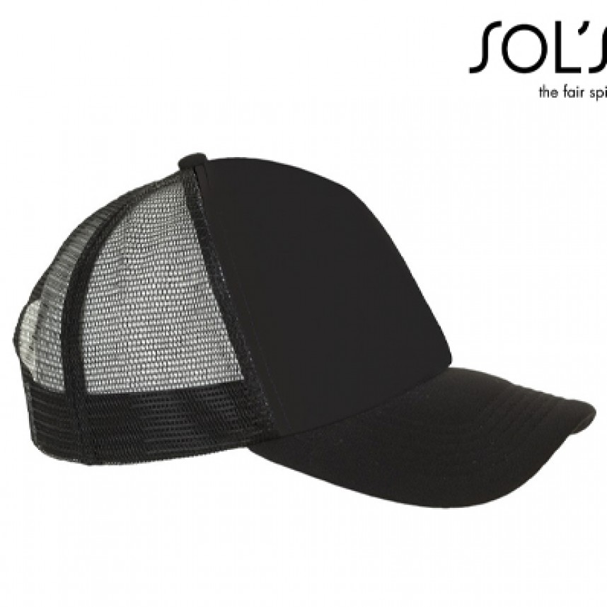 BUBBLE 01668 Πεντάφυλλο καπέλο με δίχτυ και σφουγγάρι