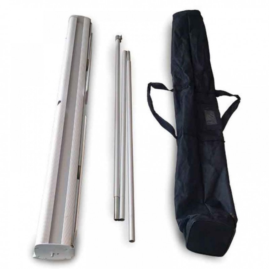 Roll up stand με εκτύπωση σε διάσταση 200x80 εκ.