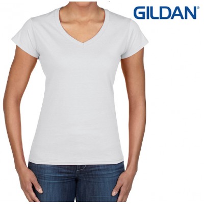 GILDAN - 064102 - Γυναικείο μπλουζάκι 150gr με V λαιμόκοψη κοντομάνικα GILDAN 64V00L