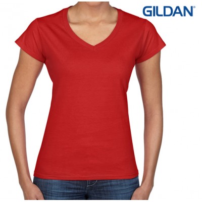 GILDAN - 064102 - Γυναικείο μπλουζάκι 150gr με V λαιμόκοψη κοντομάνικα GILDAN 64V00L