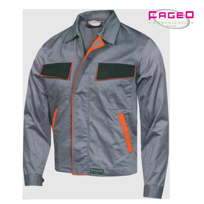 FAGEO - 00559 - Σακάκι εργασίας με velcro στην μέση