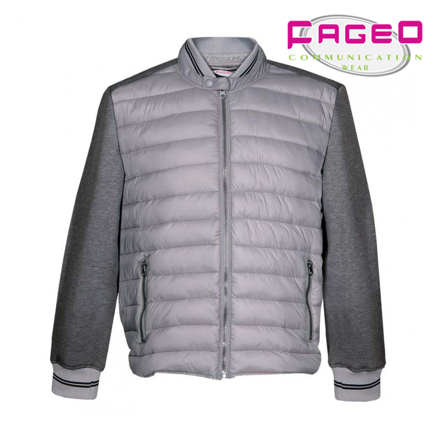 FAGEO - 00515 - Μπουφάν nylon με φούτερ μέρη