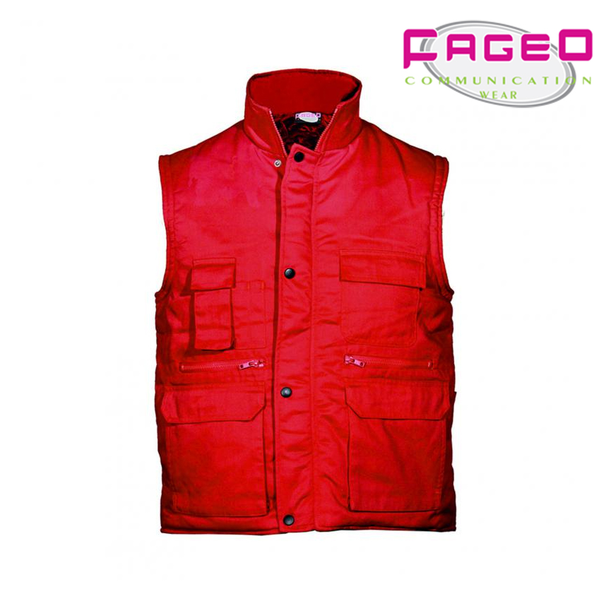 FAGEO - 00060 - Γιλέκο υφασμάτινο με επένδυση
