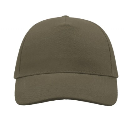 Διαφημιστικά καπέλα πεντάφυλλα cotton με velcro στο πίσω μέρος 270gr (M)