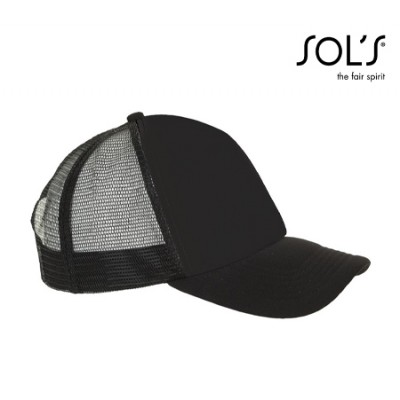 BUBBLE 01668 Πεντάφυλλο καπέλο με δίχτυ και σφουγγάρι (K)